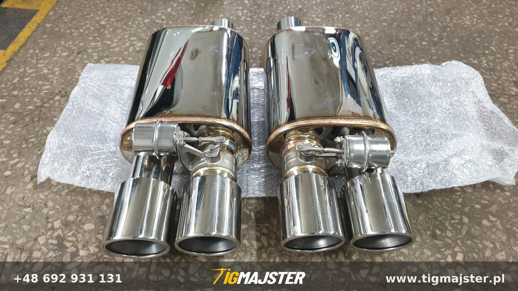 Aktywny wydech końcowy BMW 640I — Układy wydechowe