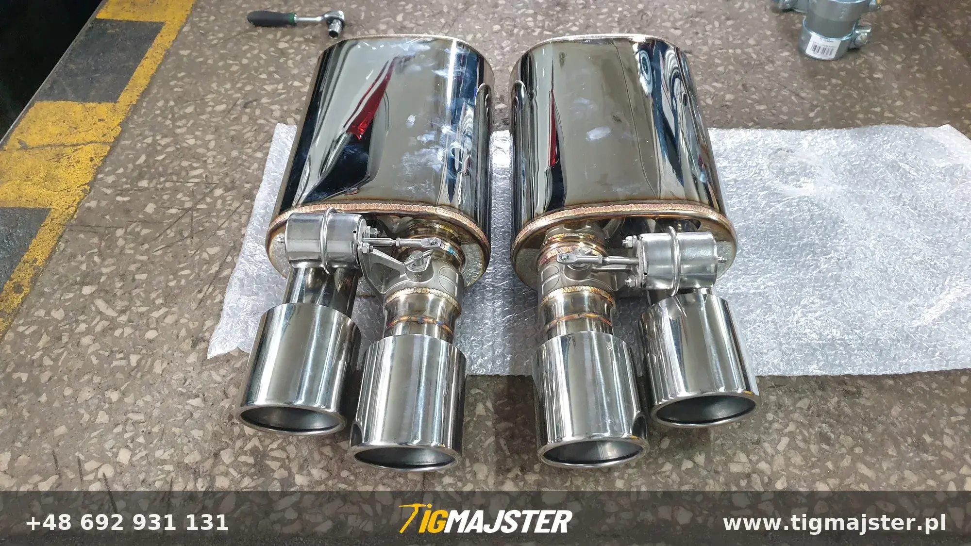 Aktywny wydech końcowy BMW 640I — Układy wydechowe