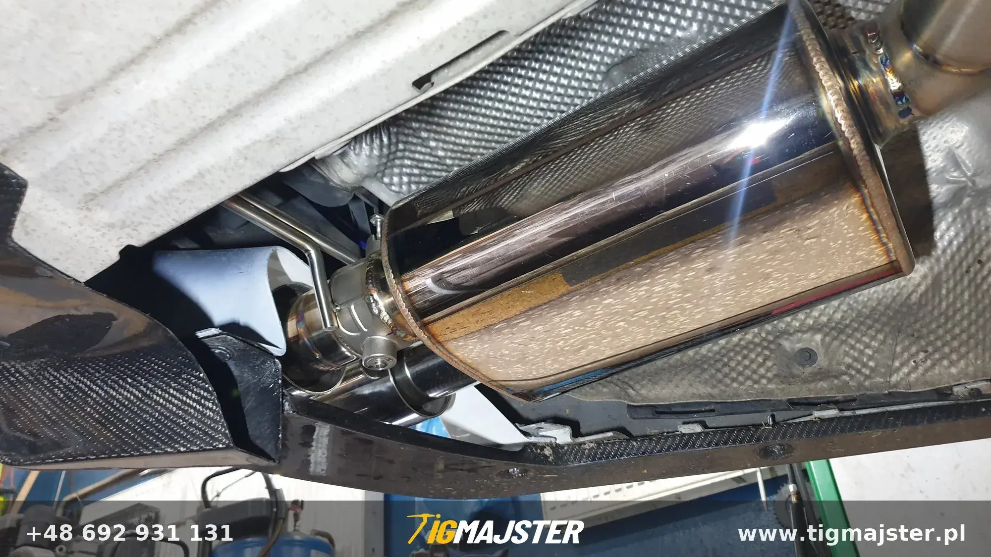 Aktywny wydech końcowy BMW 640I — Układy wydechowe
