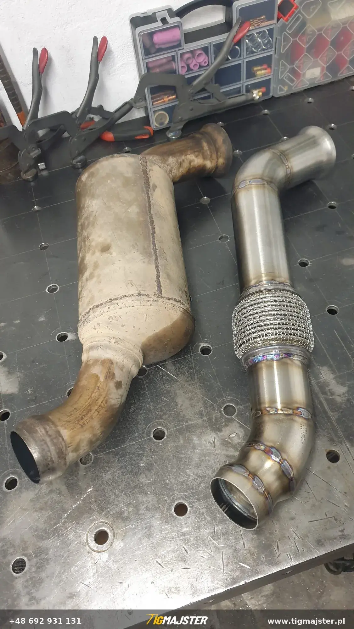 Downpipe Mercedes 2.7cdi — Układy wydechowe