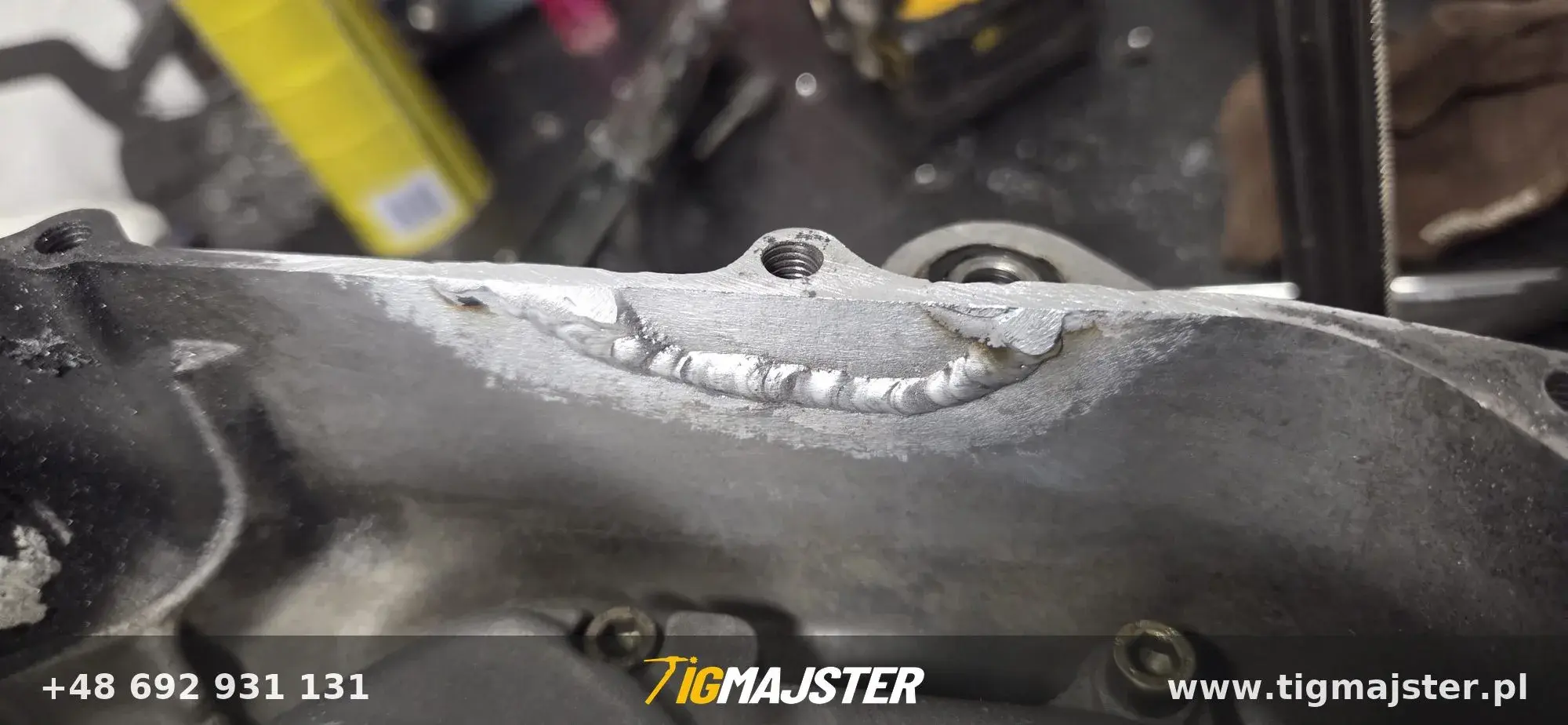 Modyfikacja i naprawa aluminiowego wachacza motocykla