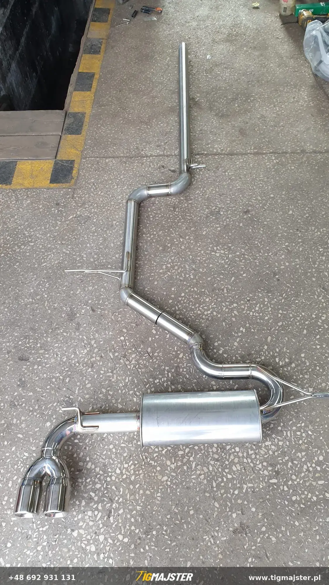 Nierdzewny układ wydechowy Audi A3 — Układy wydechowe