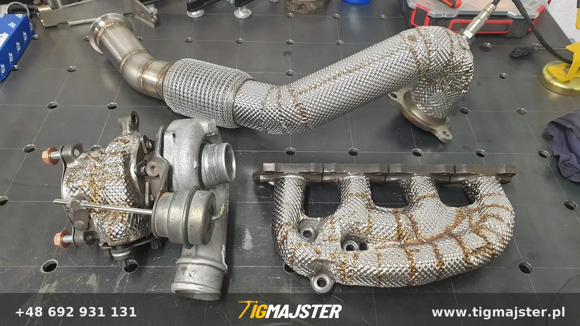 Nierdzewny układ wydechowy Volkswagen Jetta mk2 1.8T