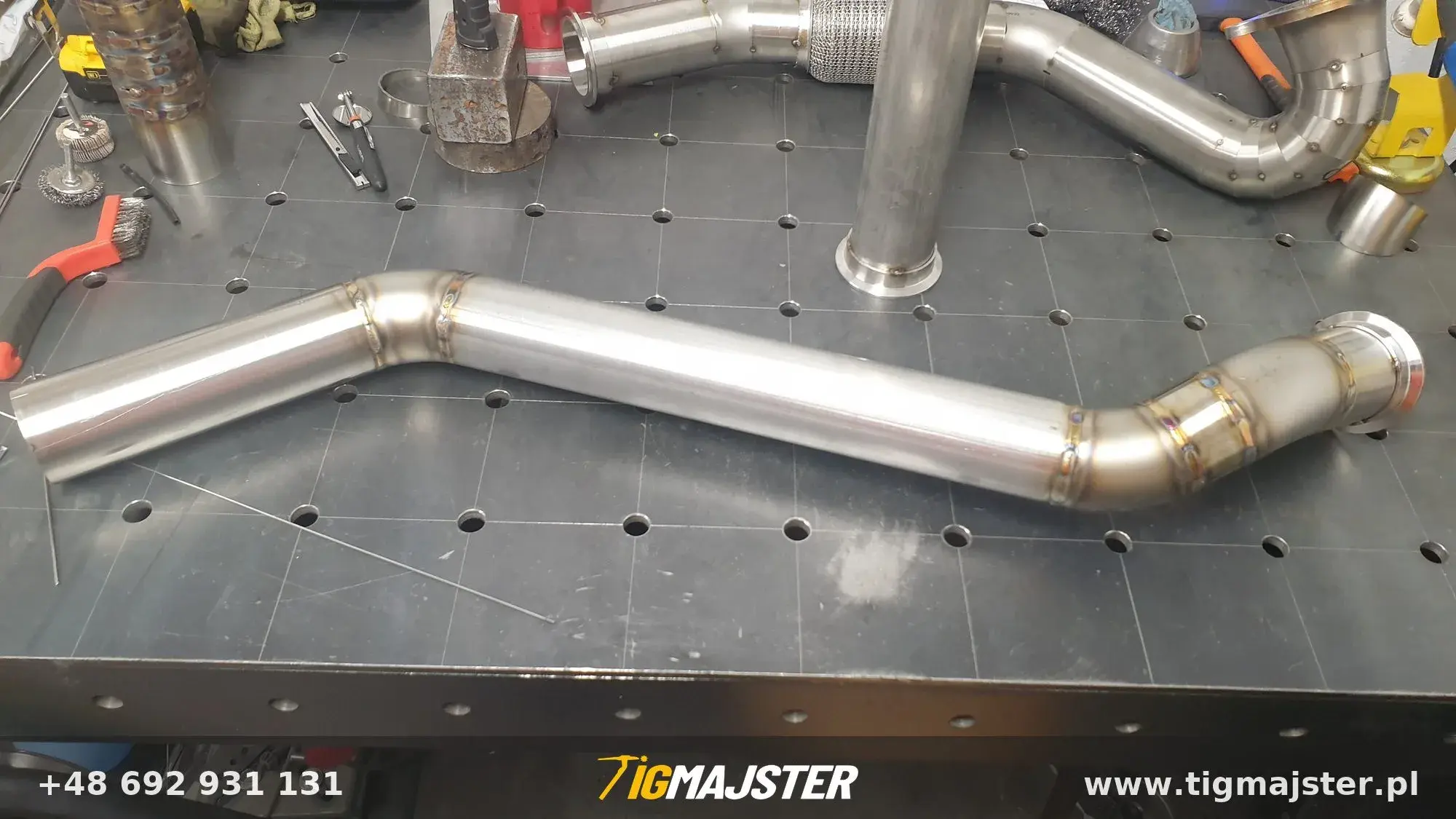 Nierdzewny układ wydechowy Volkswagen Jetta mk2 1.8T — Układy wydechowe