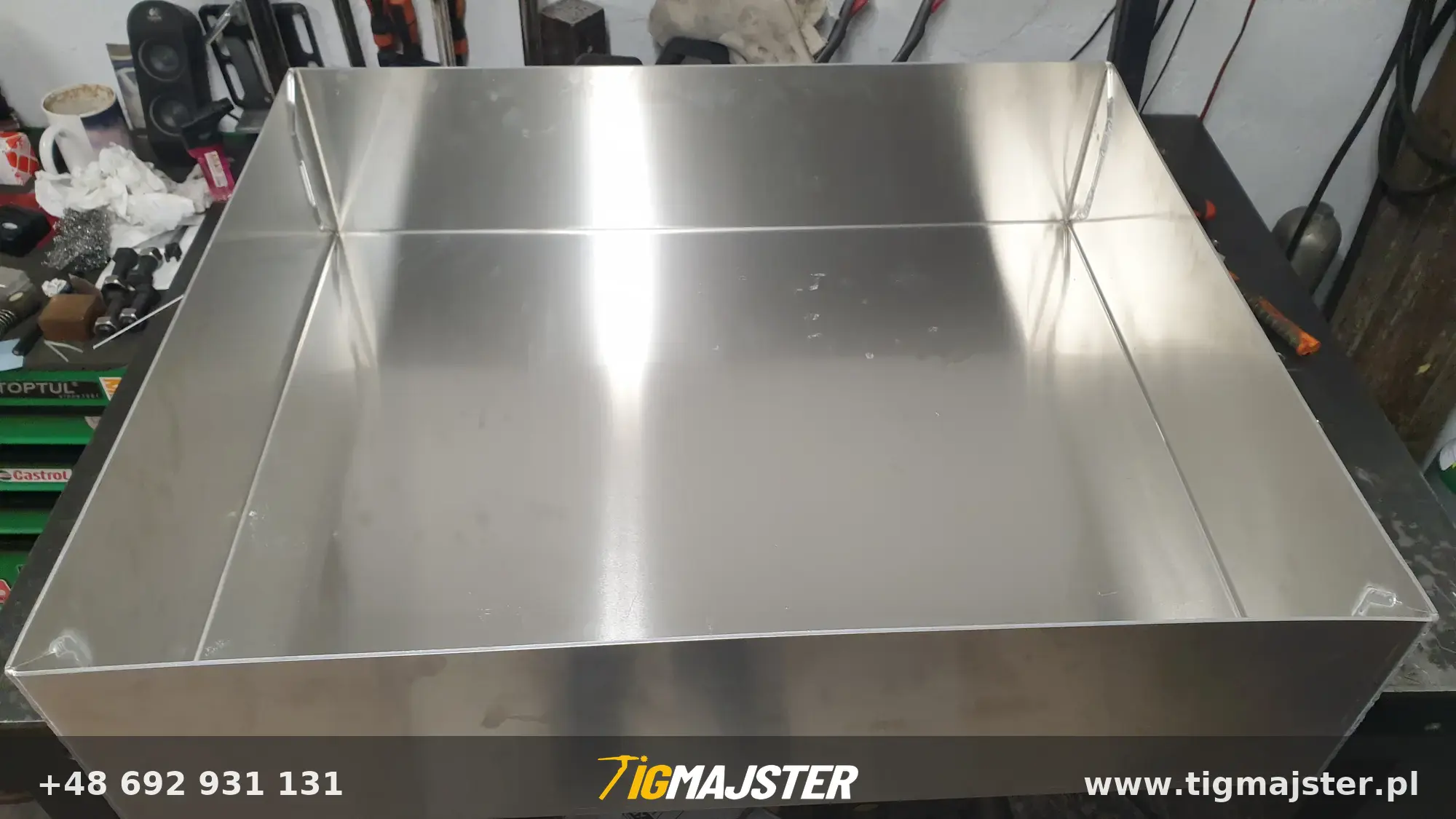 Spawanie skrzyni aluminiowej — Spawanie aluminium