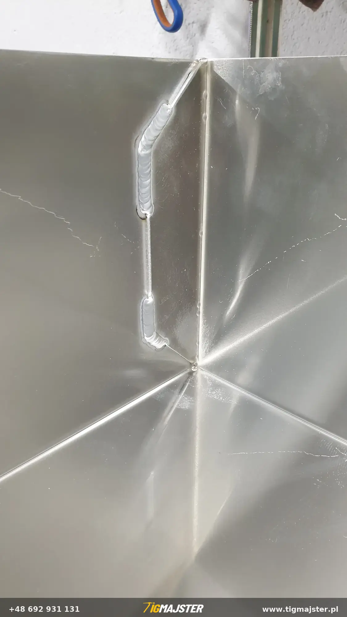 Spawanie skrzyni aluminiowej — Spawanie aluminium