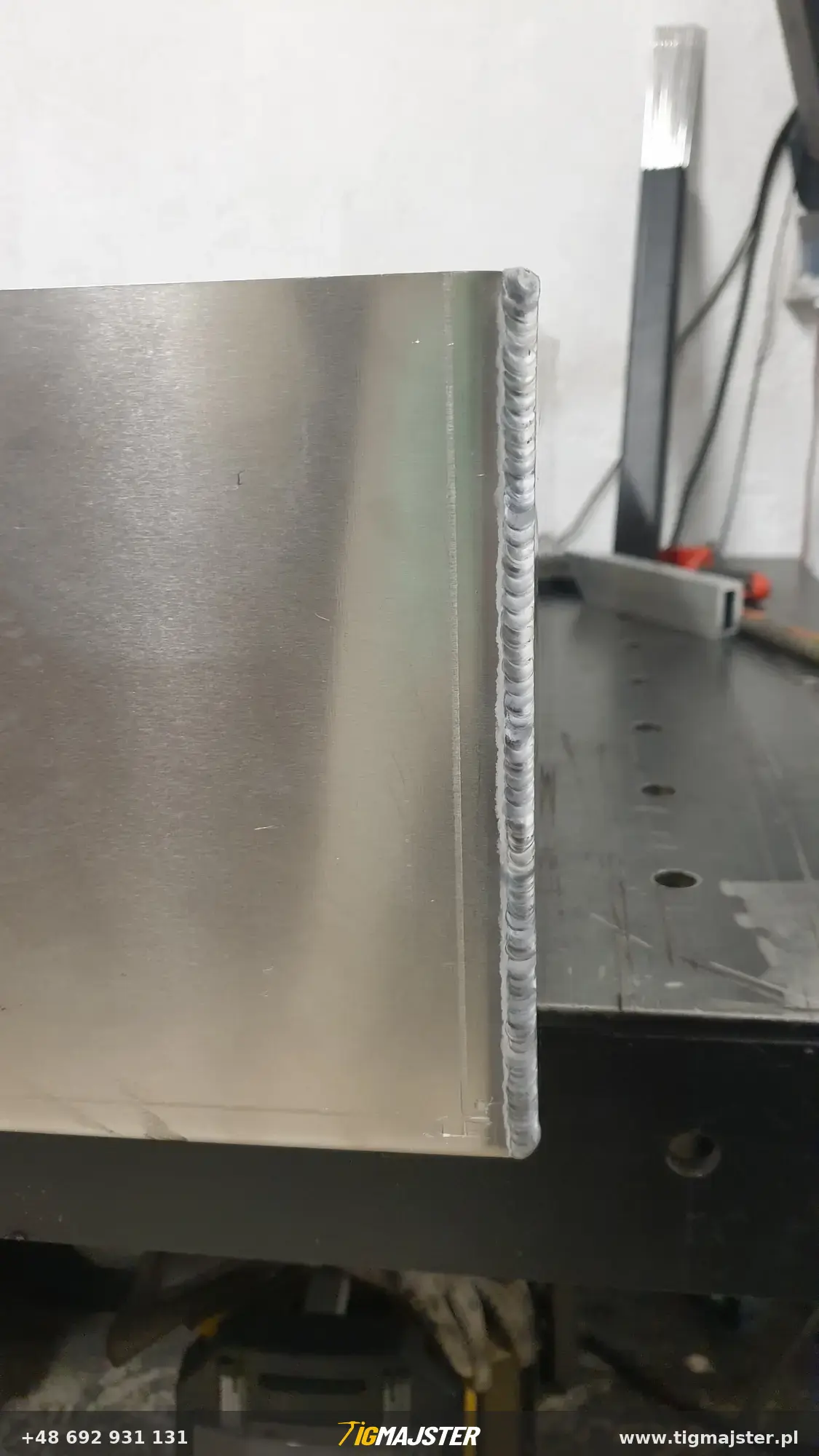 Spawanie skrzyni aluminiowej — Spawanie aluminium