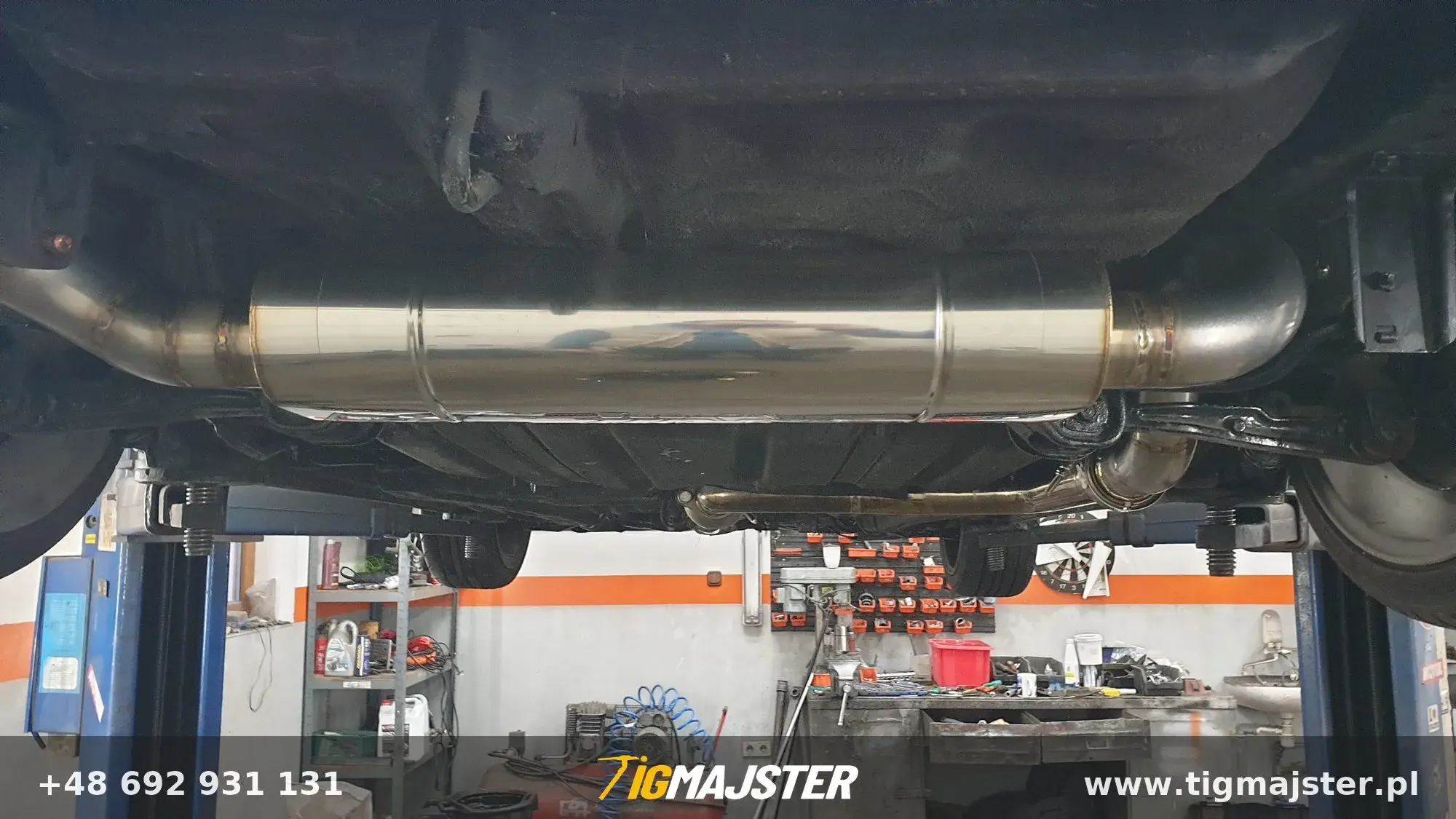 Tłumik końcowy z nierdzewki Honda CRX — Układy wydechowe