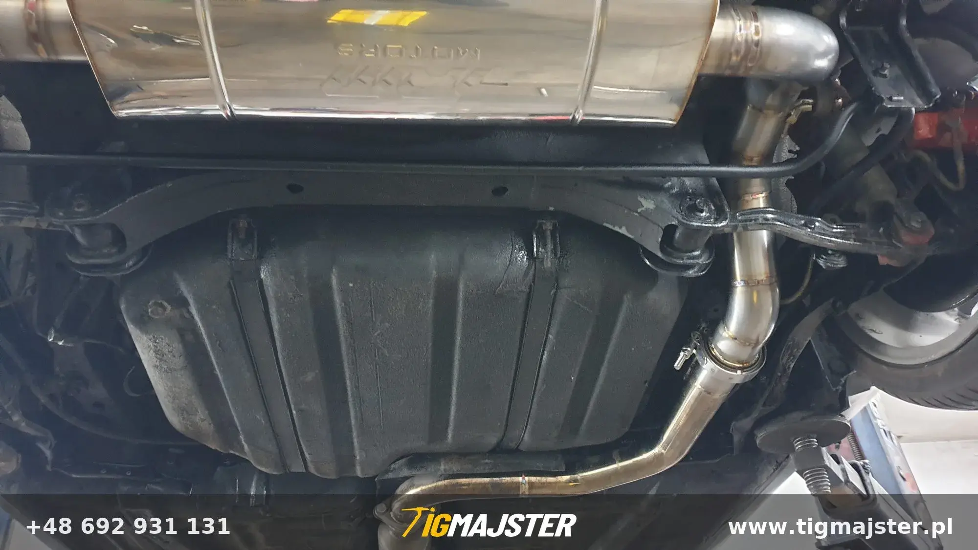 Tłumik końcowy z nierdzewki Honda CRX — Układy wydechowe