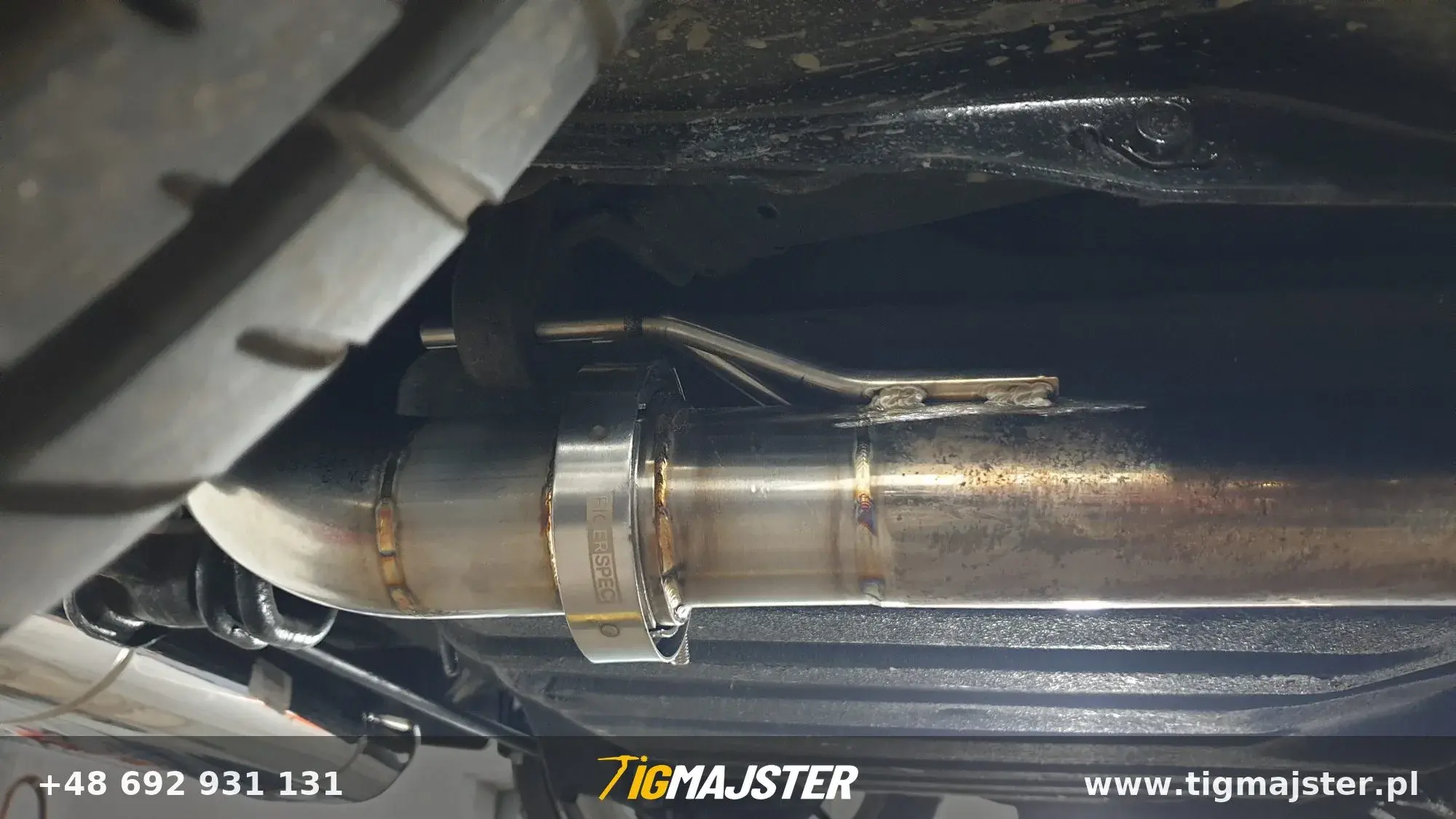 Tłumik końcowy z nierdzewki Honda CRX — Układy wydechowe