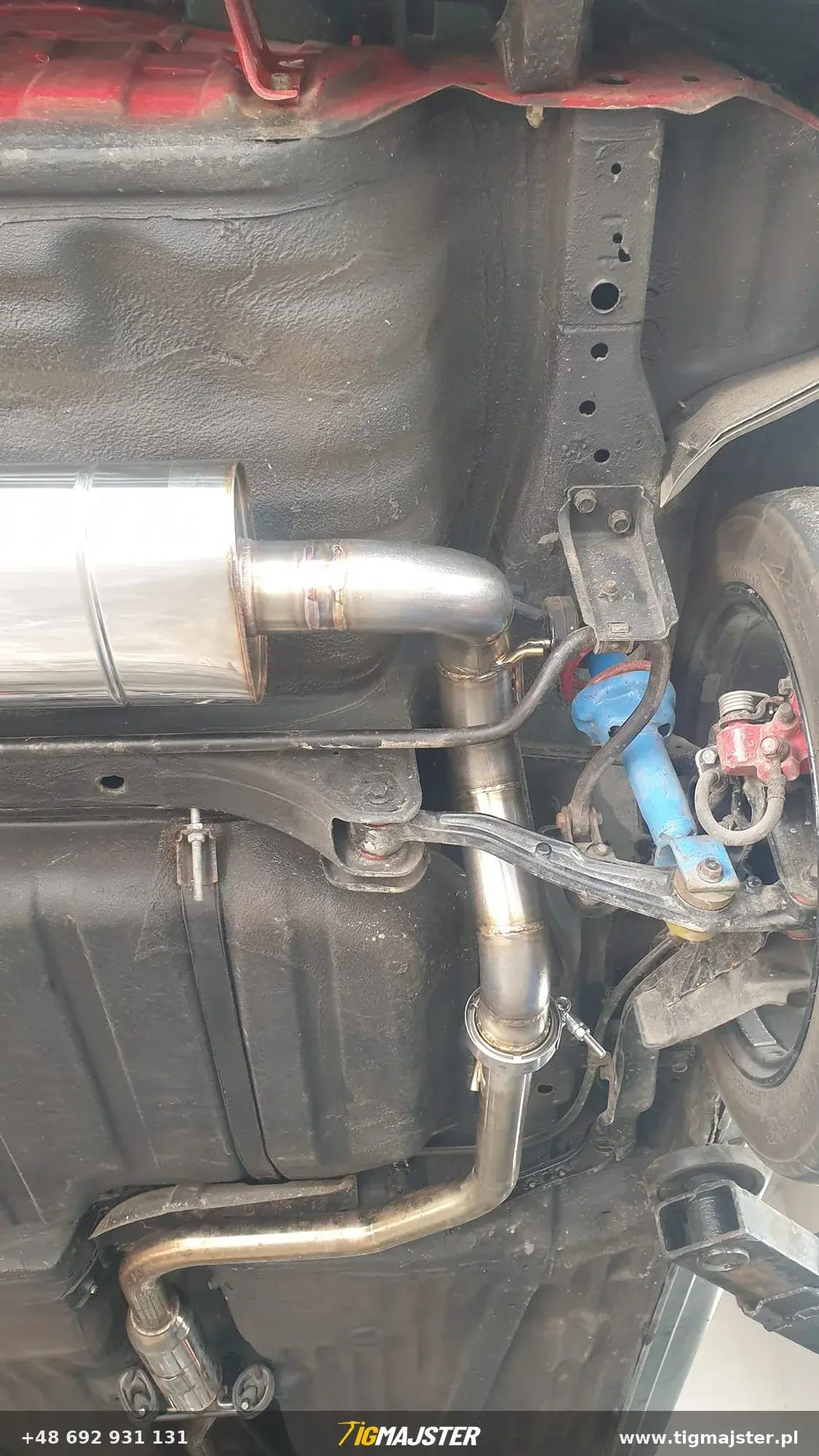 Tłumik końcowy ze stali nierdzewnej Honda CRX — Układy wydechowe